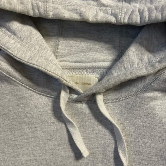 Aime Leon Dore | Logo Hoodie in Light Grey Heather (Small) - Picture 8 of 12